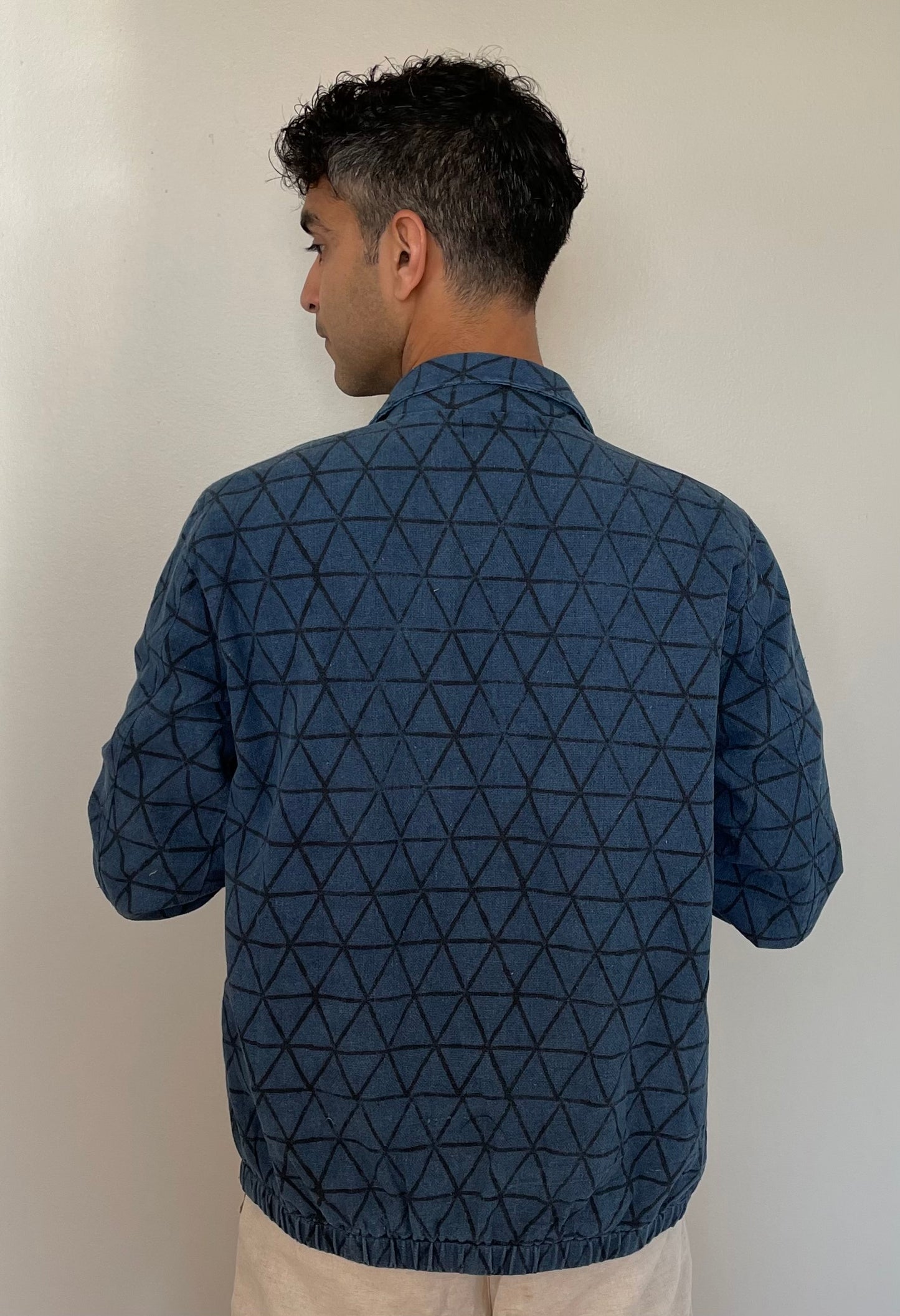 Indigo Bomber Jacket