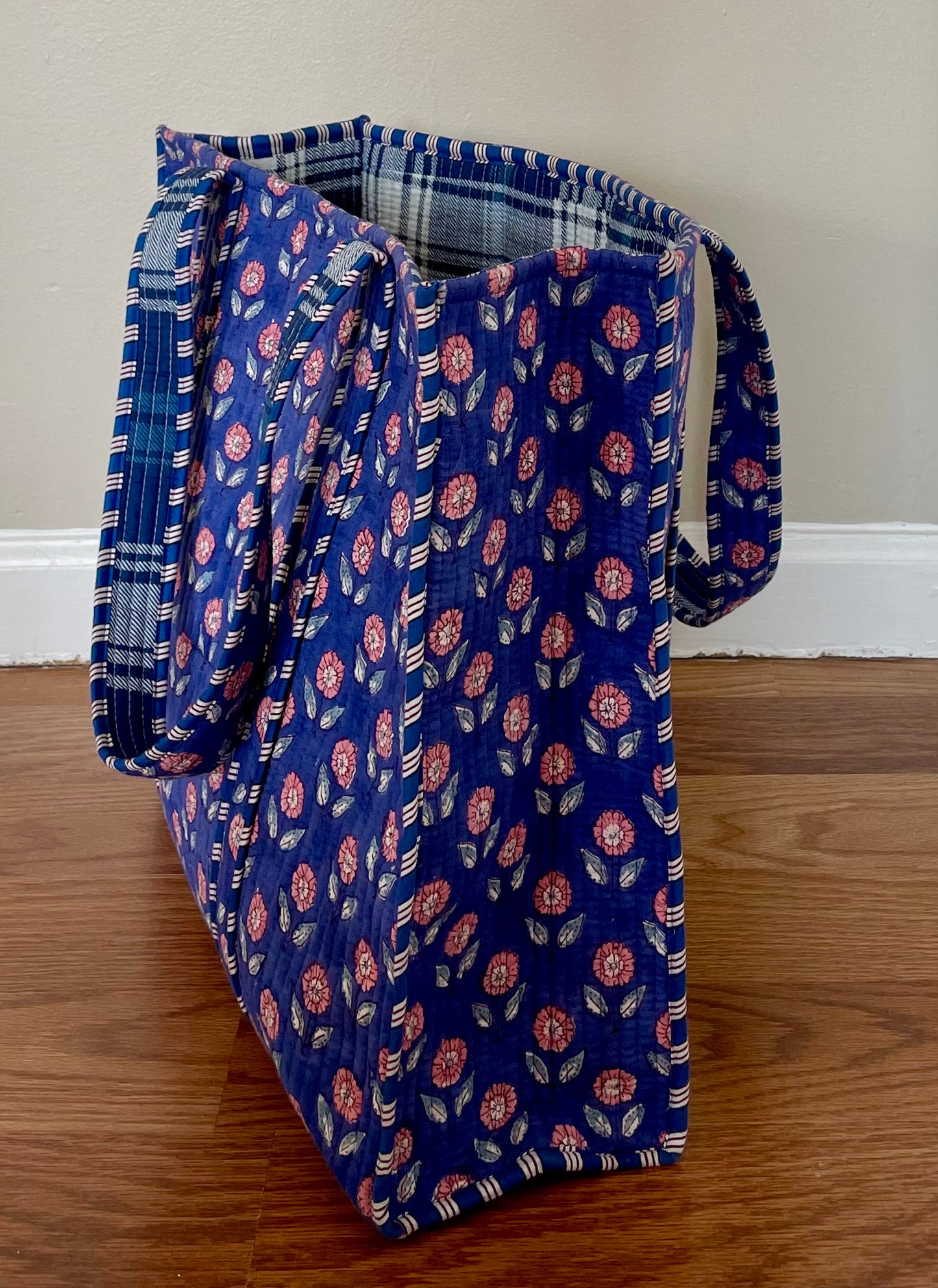 Indigo Blossom Tote