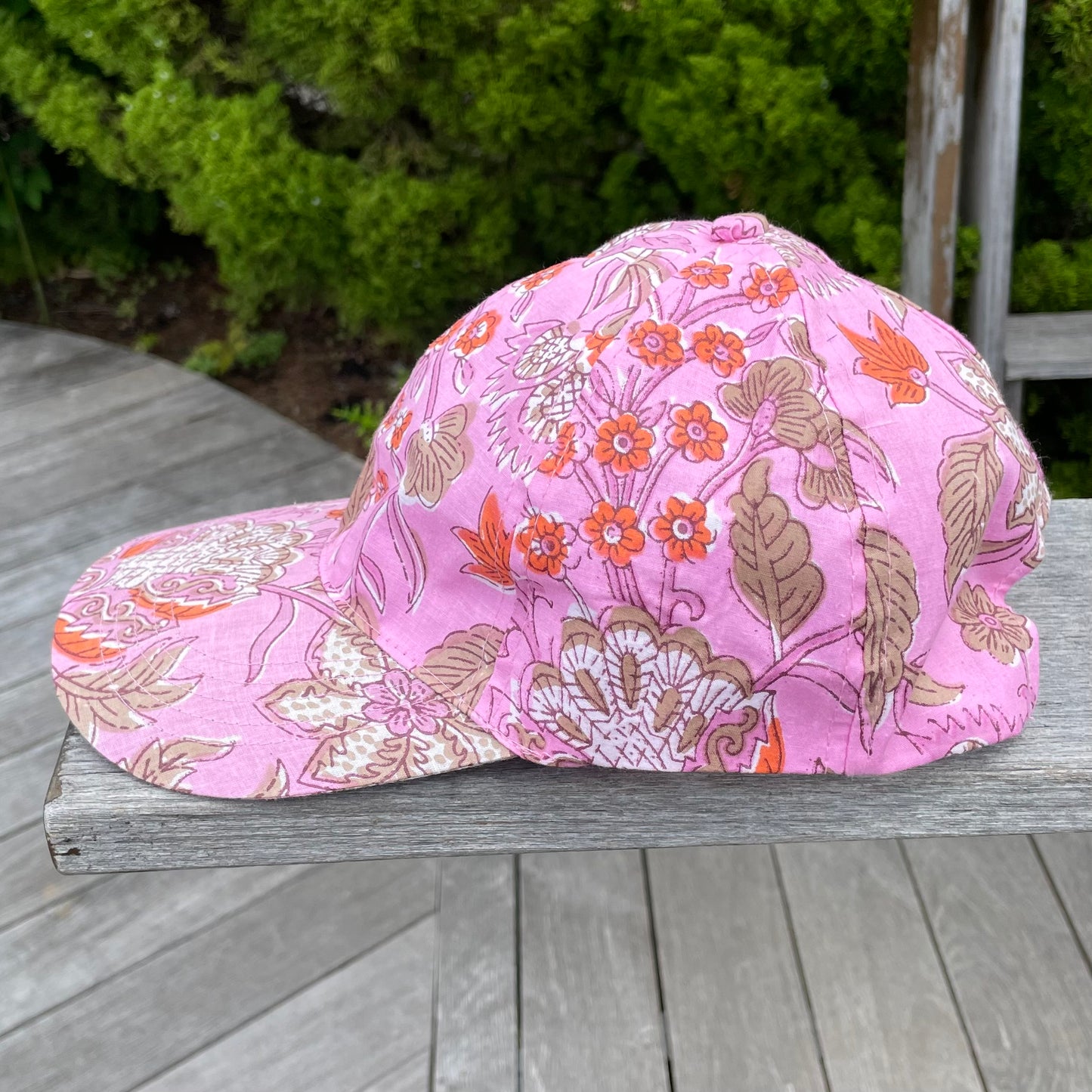 Printed Hat- Blush Pink