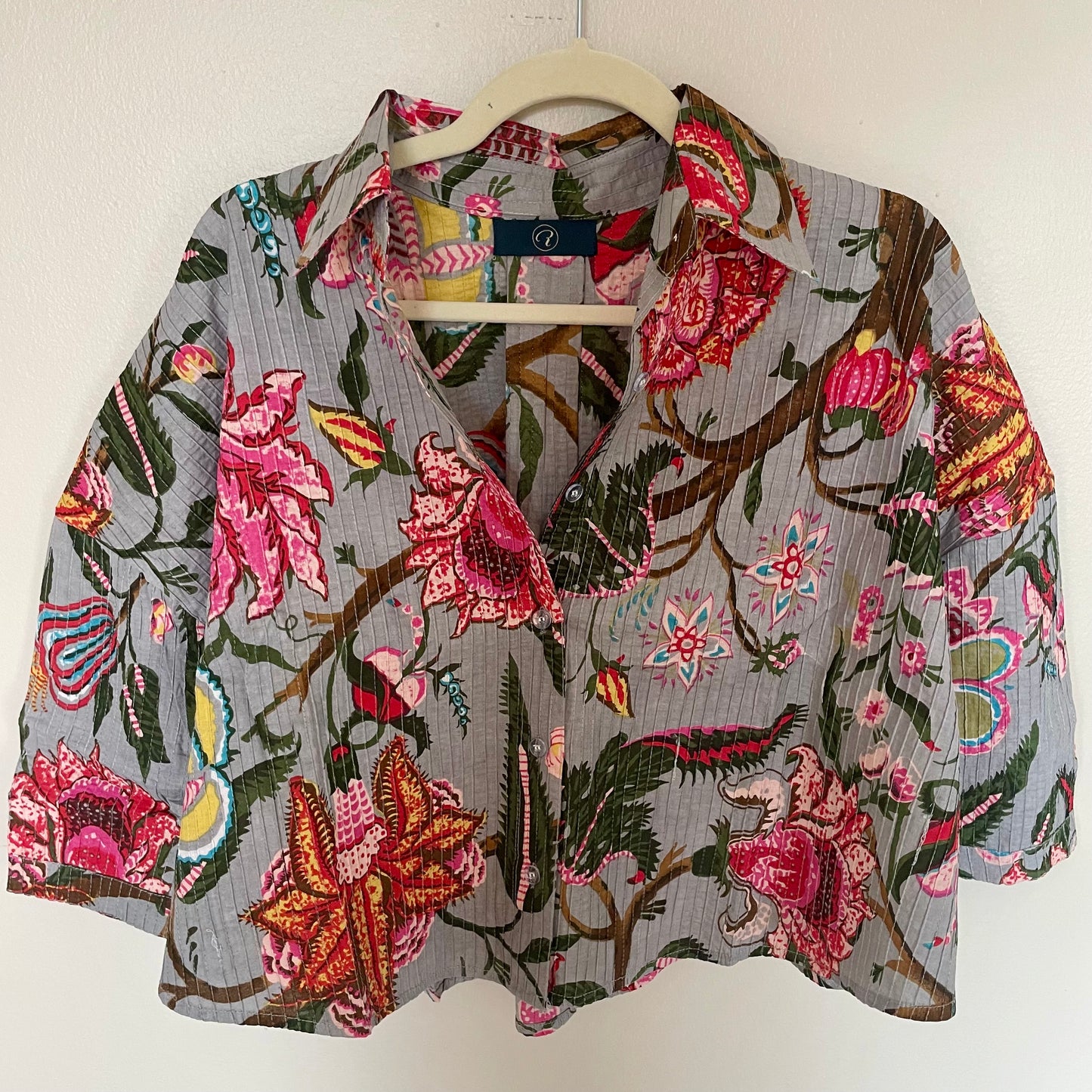 Tropical Cropped Shirt